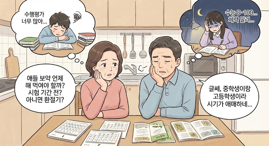 수험생 보약 언제 먹어야 효과가 가장 좋을까? 이유와 시기